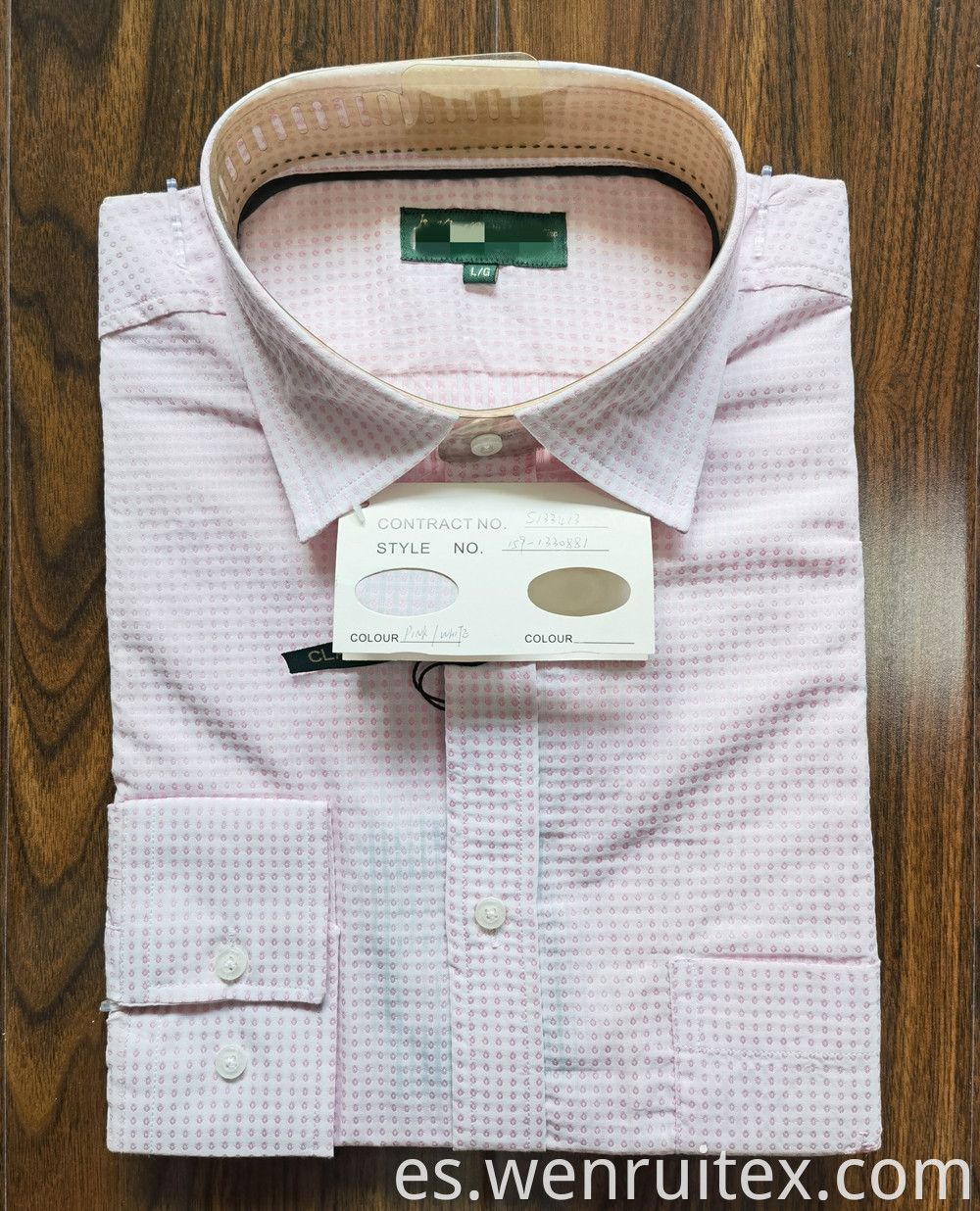 Men S Long Sleeve 100 Cotton Printed Lapel Pink Shirts